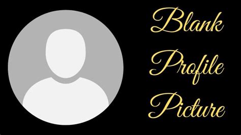 Best 888+ Blank Profile Picture » Mixing Images