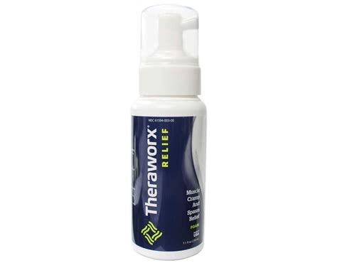 Theraworx Relief Fast-Acting Foam for Leg Cramps, Foot Cramps and ...