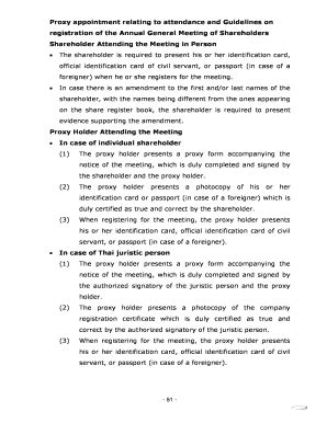 Fillable Online 8 Guidelines on registration and proxy and ...