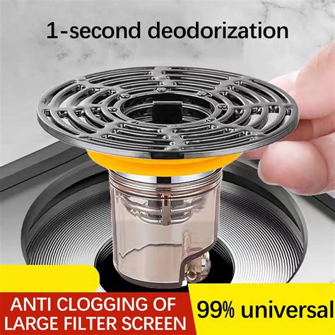 BCZHQQ Magnetic Self-Closing Odor Proof Floor Drain Core,Drain Backflow ...