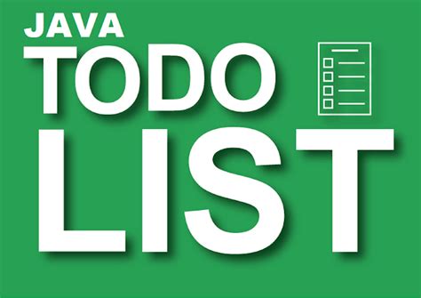 Java to Do List 的图像结果