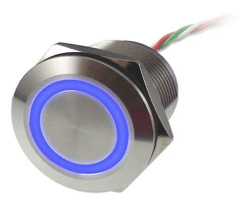 RS PRO | RS PRO Capacitive Switch Momentary NC,Illuminated, Blue, White ...