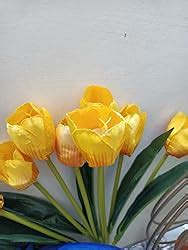 Buy Fourwalls Beautiful Artificial Polyester and Plastic Tulip Flower ...