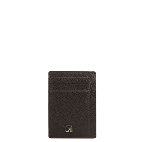 9 Slots Leather Card Case - Chocolate – Da Milano