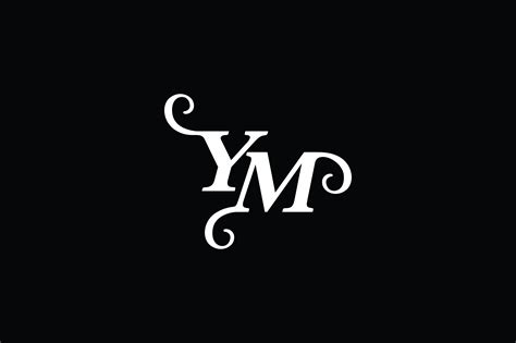 Monogram YM Logo V2 Gráfico por Greenlines Studios · Creative Fabrica