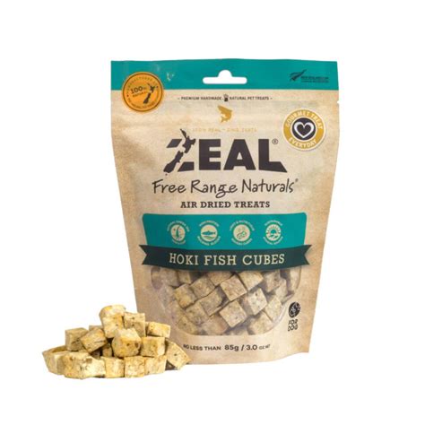 Zeal Hoki Fish Cubes 85g – PetCentral_AE