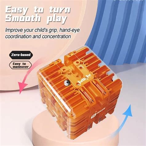 3D Labyrinth Puzzle Game - Brain Teaser Toy for Kids
