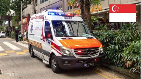 民防部队的救护车将可以合法“闯红灯”，司机和行人请小心避让！ - 新加坡新闻头条