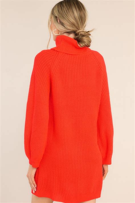 Adorable Red Sweater Dress - Keep Me Cozy | Red Dress