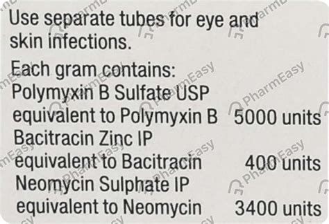 Neosporin Antibiotic Tube Of 10gm Ointment: Uses, Side Effects, Price ...