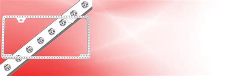 Rhinestone License Plate Frames in Sparkling Crystals | Just Jen