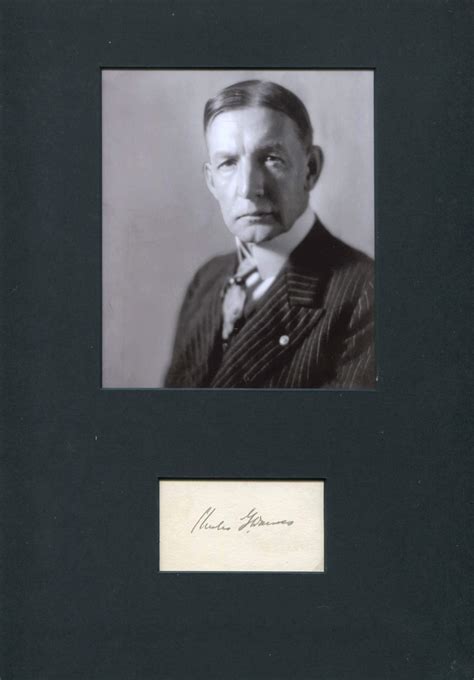 Charles Gates Dawes autograph | Signed card mounted Dawes | Barnebys