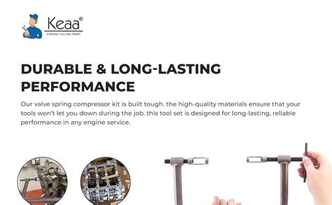 Keaa 11Pcs Valve Spring Compressor with Valve Lapper Set Auto ...