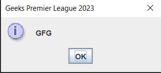 How to Use JOptionPane Java 的图像结果