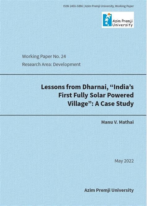 Lessons from Dharnai, “India’s First Fully Solar Powered Village”: A ...