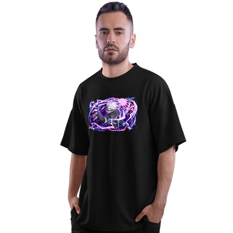 Kakashi Hatake Black Unisex Oversized T-Shirt – Dudeme