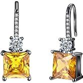 Yellow Chimes Earrings for Women and Girls Multicolor Crystal Hoops ...