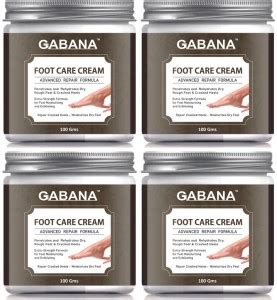 GABANA Foot Repair Cream For Itchy Feet & Cracked Heels Pack of 4 of ...