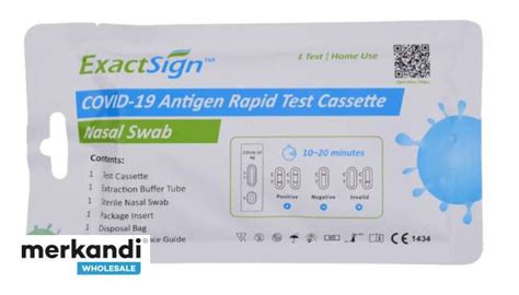 ExactSign COVID-19 Nasal Antigen Test (Sienna) 1 Self Test - Germany ...