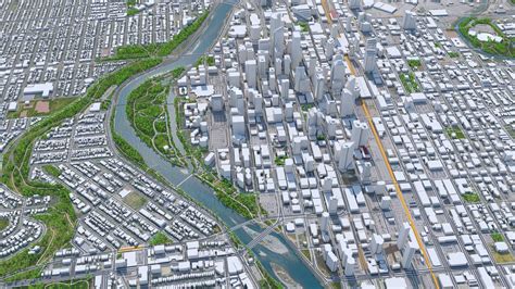 3D Calgary Downtown Canada - TurboSquid 1988728