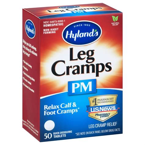 Hyland's Leg Cramps PM Nighttime Cramp Relief Tablets - Shop Herbs ...