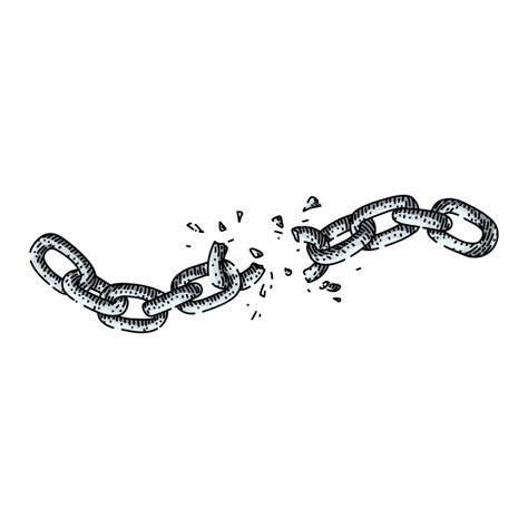 Broken Chain Drawing