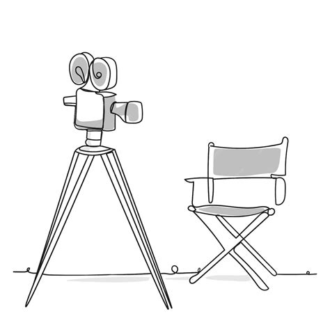 Free Vector | Hand drawn movie theater drawing illustration