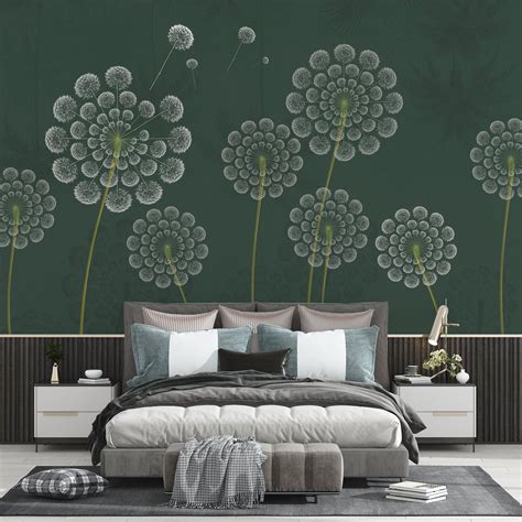 Whimsical Dandelions: Tropical Dream Wallpaper | The Mural Story – The ...