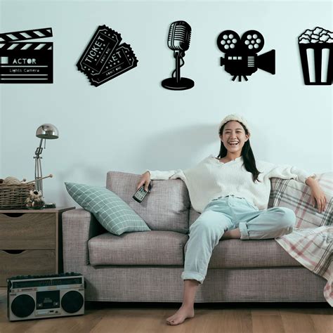 Yookeer 5-Piece Movie Theater Decor Set for Home, Office, or India | Ubuy