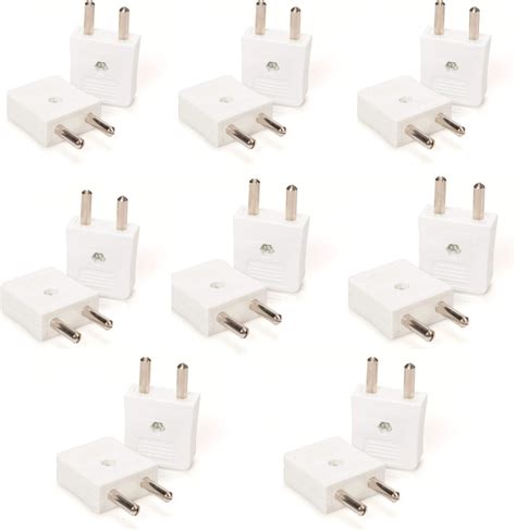 Anchor by Panasonic 6A 2 Pin Plastic Plug Top 240V (White, Pack of 10 ...