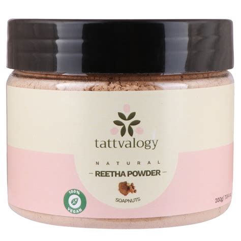 Get Silky, Smooth Hair Naturally! Tattvalogy Reetha Powder (200gm) for ...