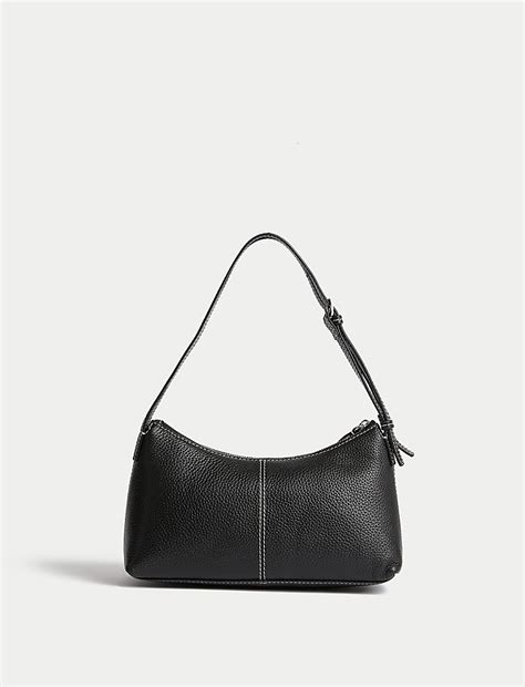 Buy Leather Underarm Shoulder Bag at Marks & Spencer