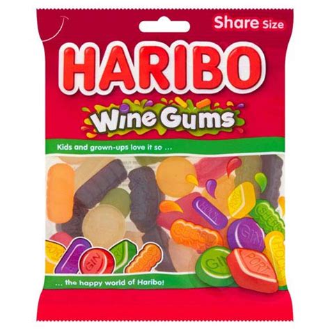 HARIBO Wine Gums Chew Bag , Blackcurrant, 140 g : Amazon.in: Grocery ...