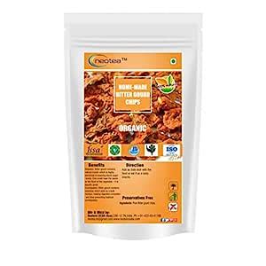 Neotea Organic Home Made Bitter Gourd Raw Chips Indian Authentic ...