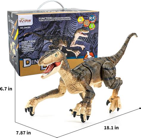 Buy Remote Control Dinosaur Toys for Kids Boys Girls, Electronic ...