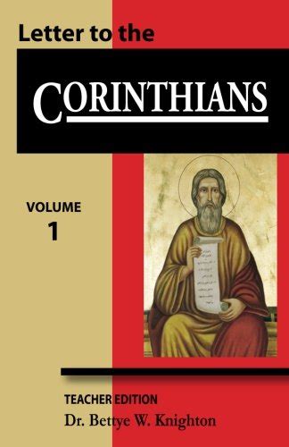 Buy A Letter to the Corinthians Volume I (Teacher Edition) Book Online ...