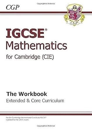 IGCSE® Maths CIE (Cambridge) Workbook : CGP Books, CGP Books: Amazon.in ...
