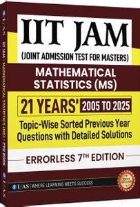 IIT JAM Mathematical Statistics Previous Years Solved Papers - 2026 ...