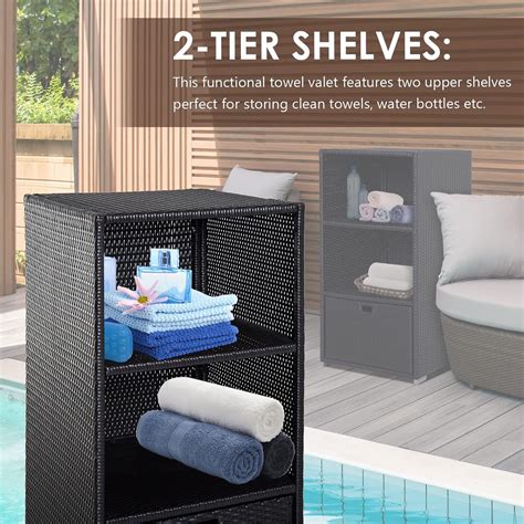 Outsunny Waterproof PE Plastic Rattan Wicker Towel India | Ubuy