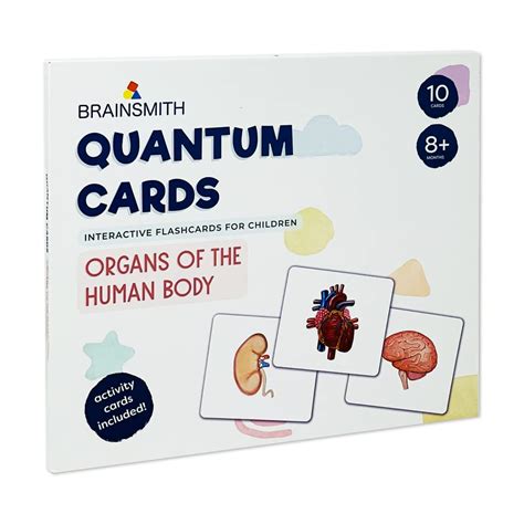 Buy Brainsmith Quantum Flash Cards, Human Body - Educational Flashcard ...