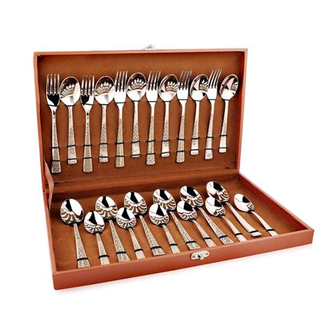 Montavo by FnS Pacific Cutlery Set with Leatherette Box - Pacific 24 ...