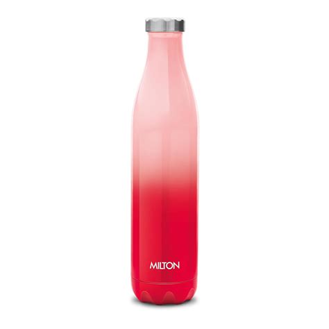 Milton Prudent 1000 Thermosteel Bottle, 1000 ml, Water Bottle, 24 Hours ...