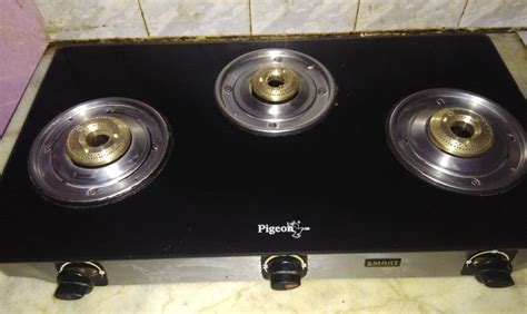 3 no gas stove burner for glass top Vidium stove SMB – Faritha