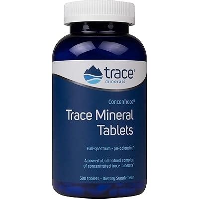 Trace Minerals Research Trace Mineral Tablets - 300 India | Ubuy