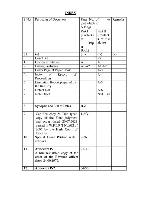 Defect 14-removed - PADH KE DEKHO - INDEX S. Particular of Document ...