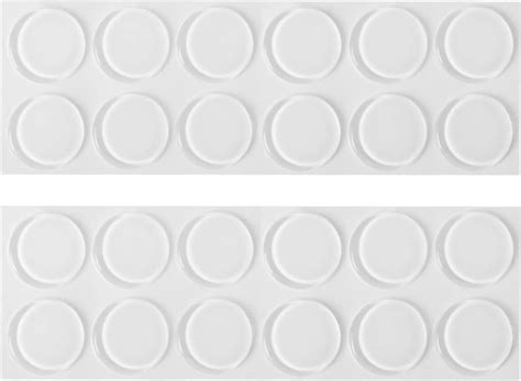 Hexobo Transparent Rubber Bumpers for Glass Tables - 24 PCS India | Ubuy