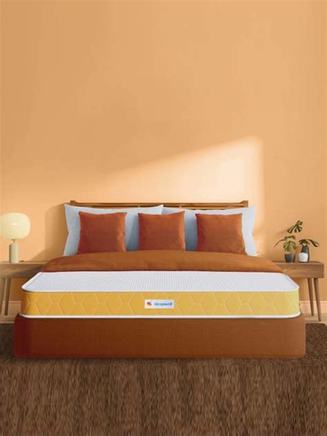 Sleepwell Dual Orange Foam Reversible Queen Bed Mattress - Price History