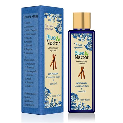 Blue Nectar Ayurvedic Pain Relief oil for Body, Back, Knee, Legs ...