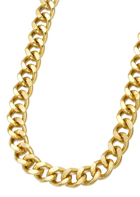 14K Gold Mens Cuban Curb Chain – goldurban.com
