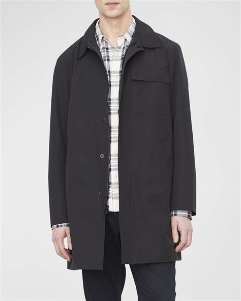 Vince Men's Water-Resistant Car Coat | Neiman Marcus